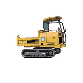 ゴムクローラ式不整地運搬車